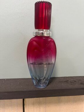 Vintage! RARE! Escada Ibiza hippie Glass Vase perfume bottle. About half full.